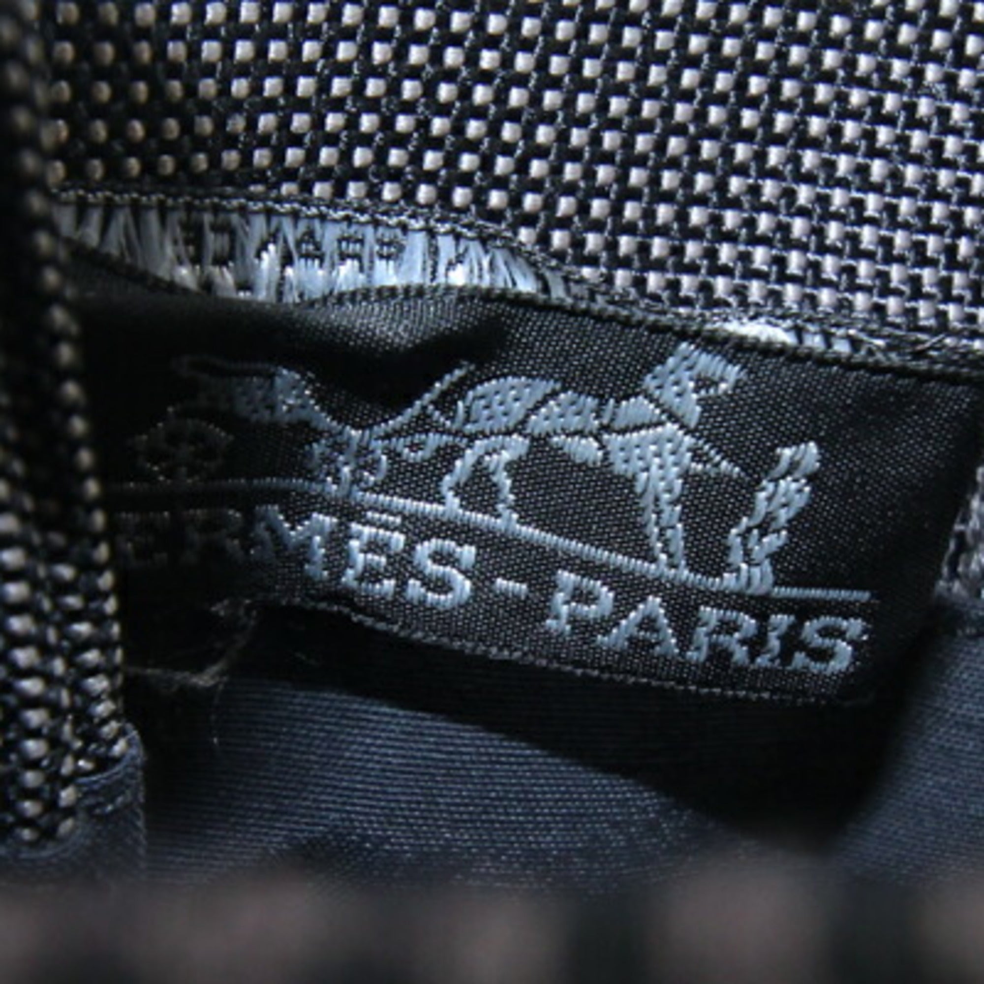 Hermes Air Line Pochette Shoulder Bag, Gray Canvas Crossbody Bag for Women, HERMES