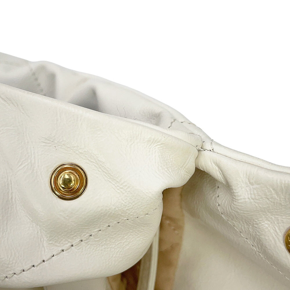 Chanel handbag CHANEL22 Matelassé Small Shiny Calf Leather AS3260 CHANEL White for women — Like New