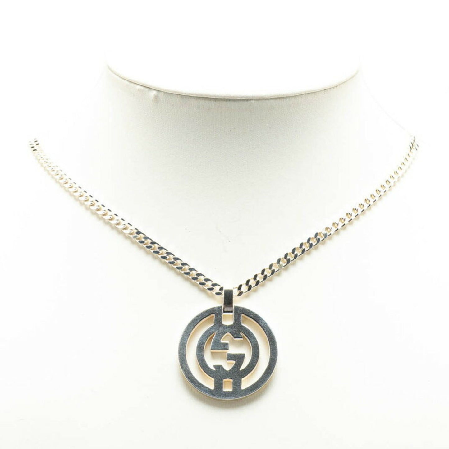 Gucci Interlocking G Necklace SV925 Silver Women's GUCCI