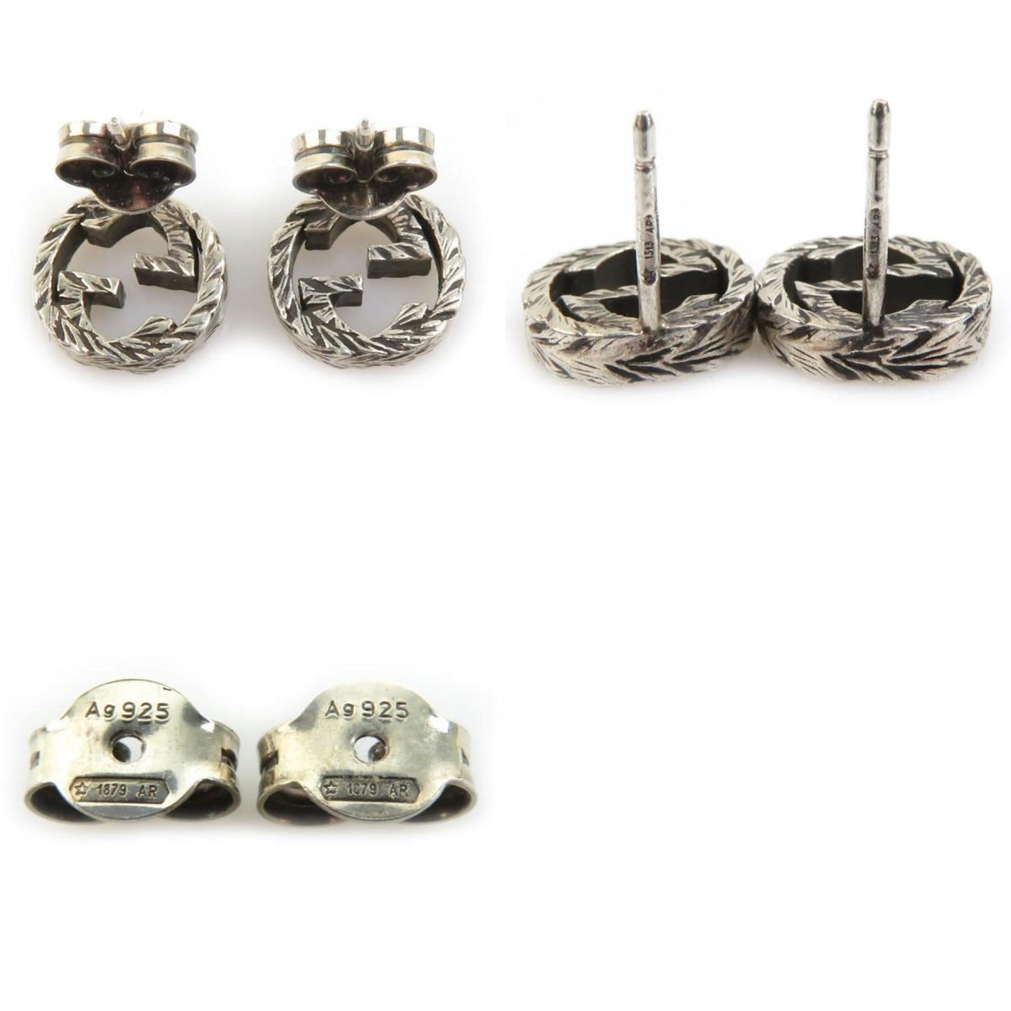 Gucci Interlocking G earrings in 925 silver for men and women, h31486k