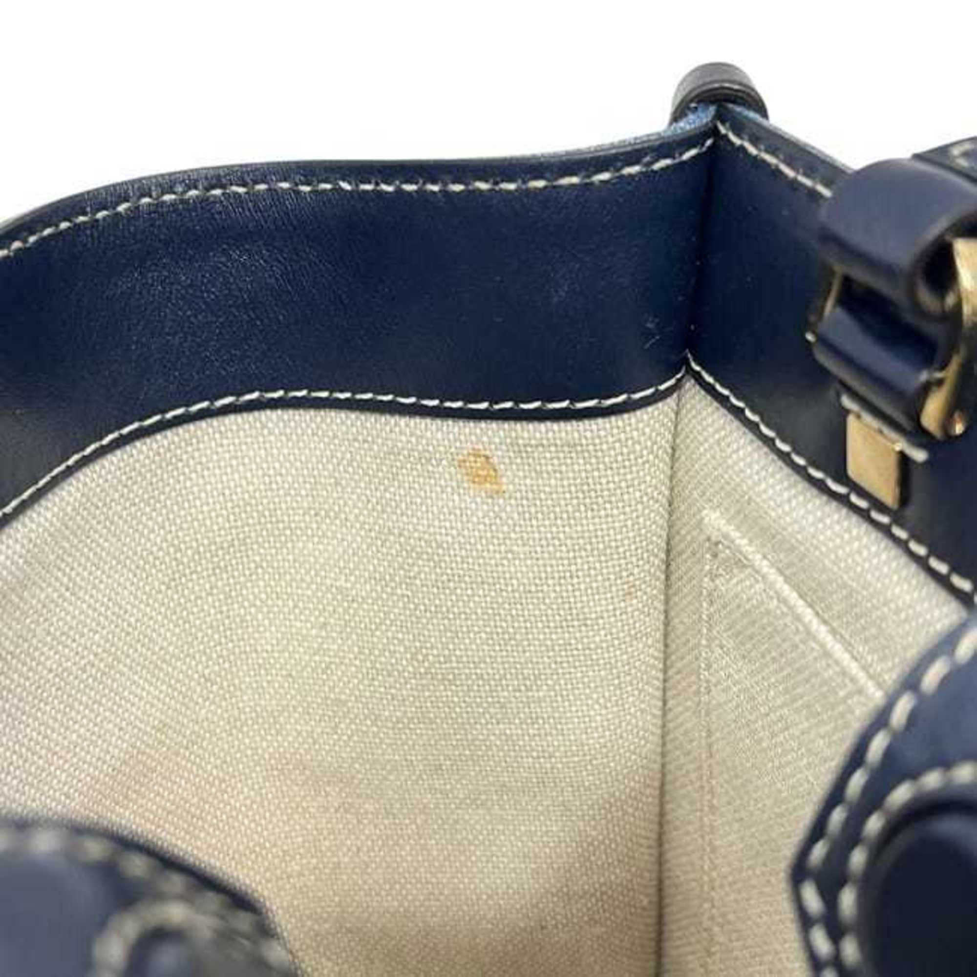 Jimmy Choo 2-way bag f-24513 denim blue navy JI1630AW001266 washed leather 55SG JIMMY CHOO handbag crossbody shoulder embroidered women's