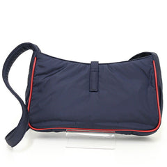Saint Laurent Le Cin Cassette Shoulder Bag Eco Nylon Navy/Red 733294 YSL — Like New