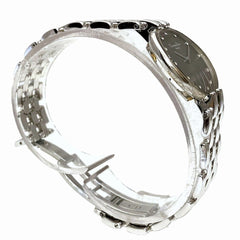 Christian Dior Bacilla watch, total weight 37.8g, stainless steel, quartz movement, gunmetal dial, D44-120 — Good