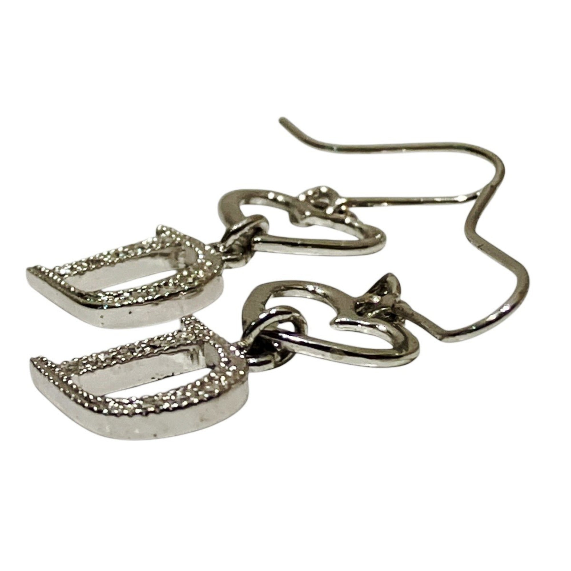 Christian Dior Dior earrings with alloy and rhinestones