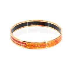 Hermes HERMES Email PM Bangle Bracelet Orange Gold — New - Store Return