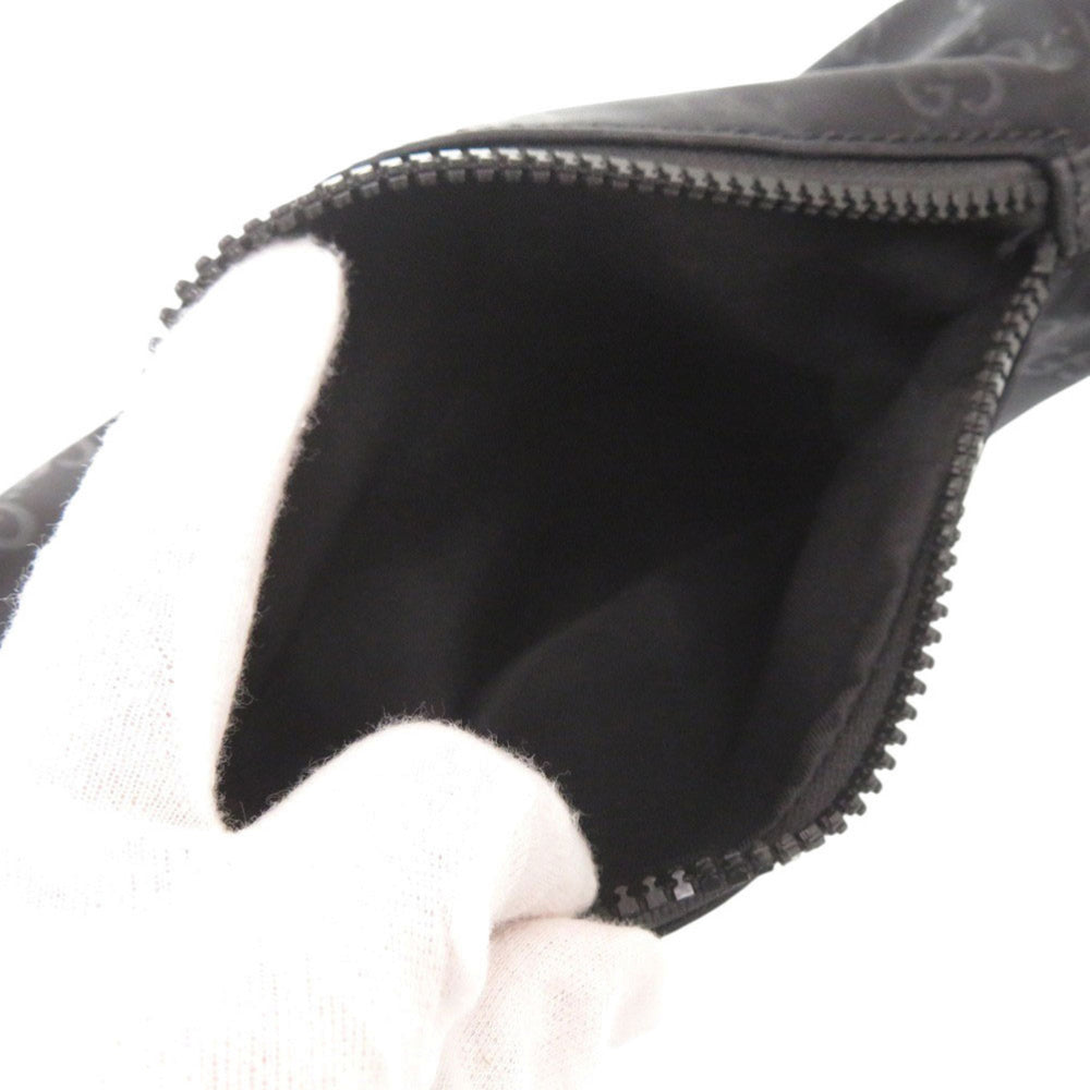 Like new Gucci GG nylon black shoulder bag 0637 GUCCI — Like New
