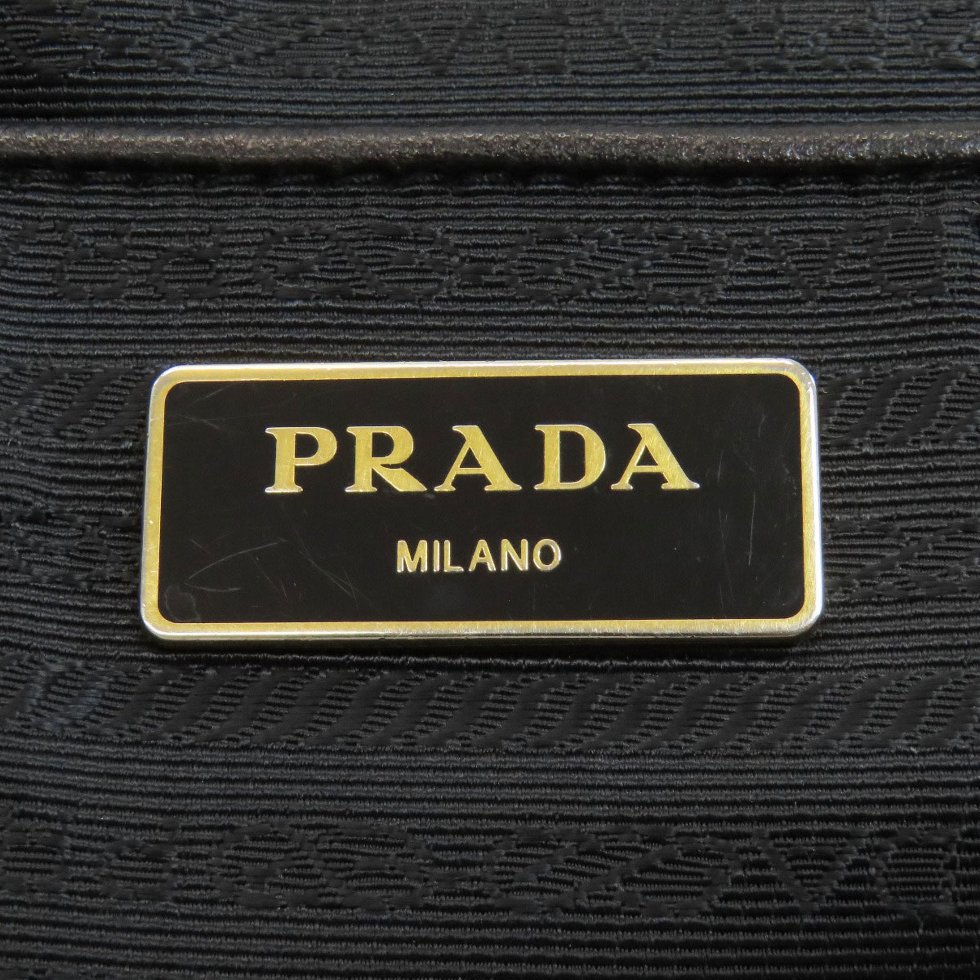 Prada logo hardware 2-way handbag nylon material women's PRADA