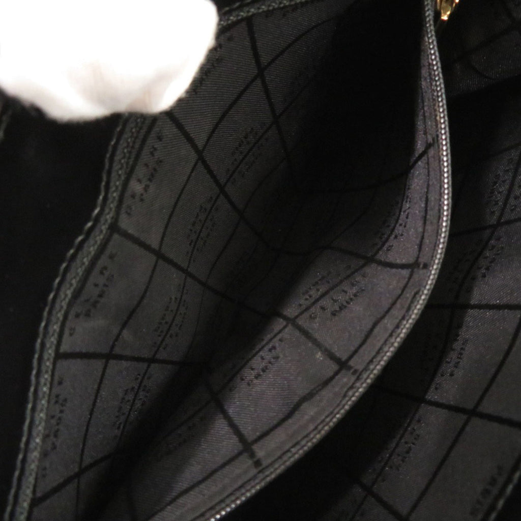 Excellent condition Celine leather black shoulder bag 0247CELINE