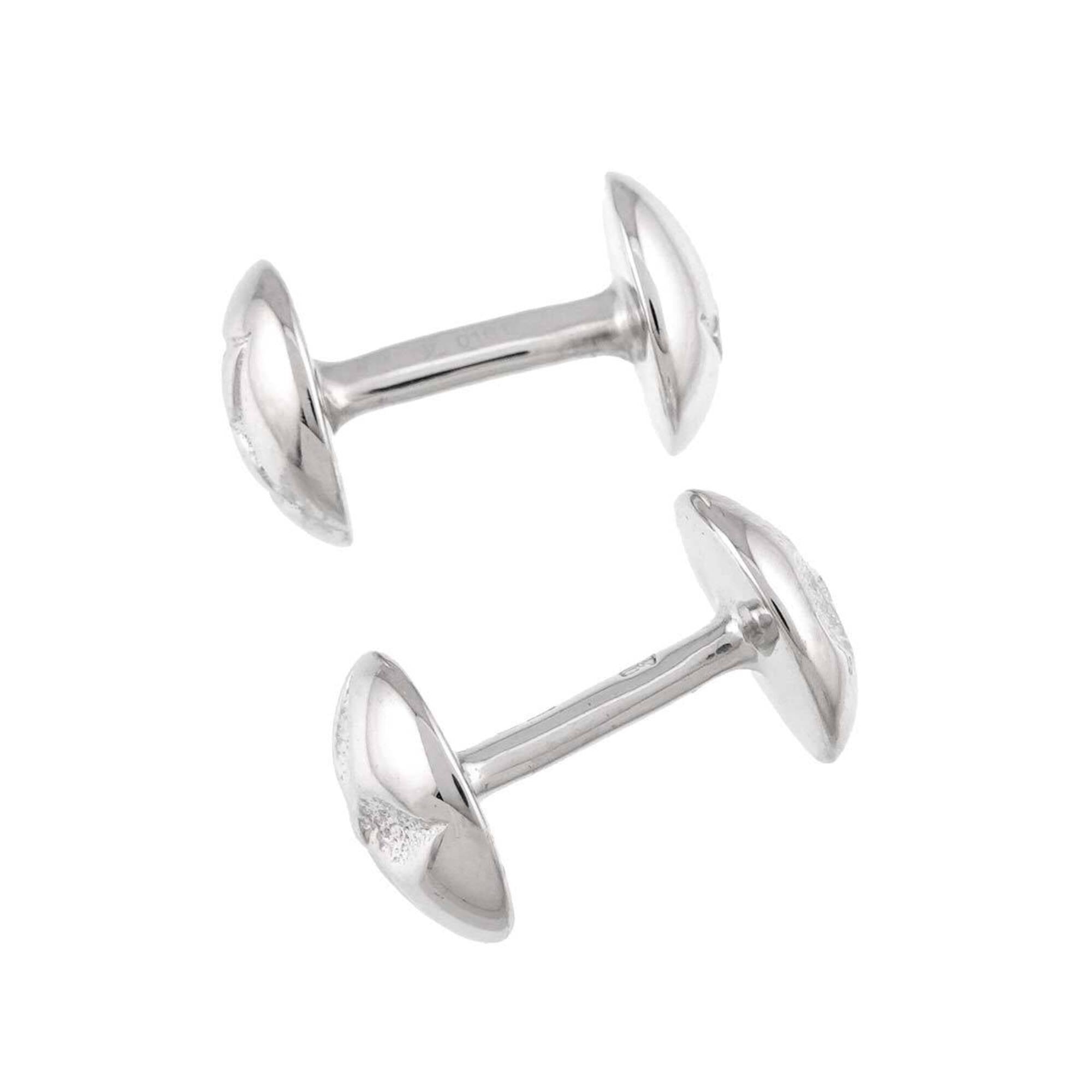 Louis Vuitton Bouton de Manchette Motif Cufflinks, SV 925 Sterling Silver (LV Cufflinks) — Like New