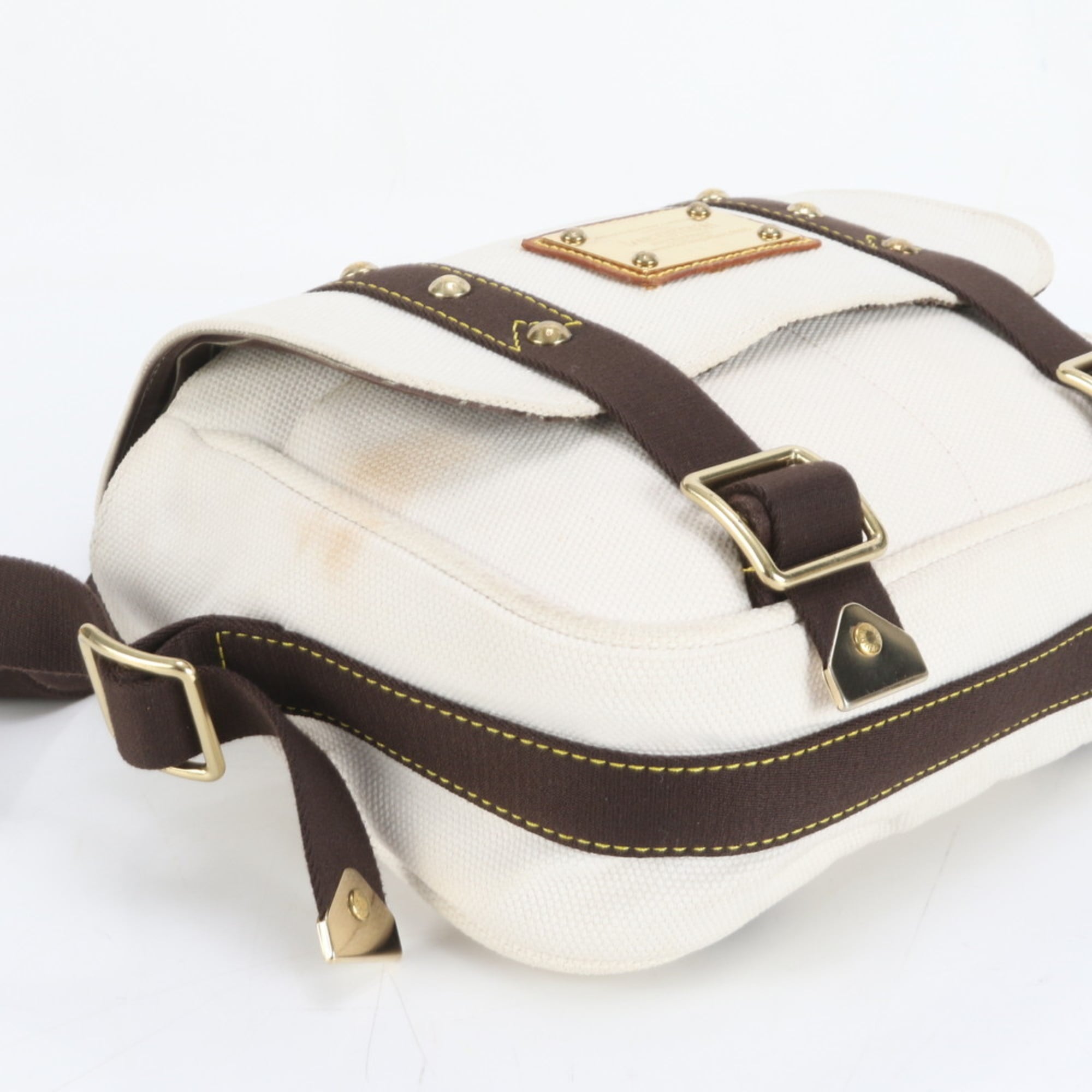 Louis Vuitton Antigua Besas PM Ecru M40042 Men's Messenger Shoulder Bag