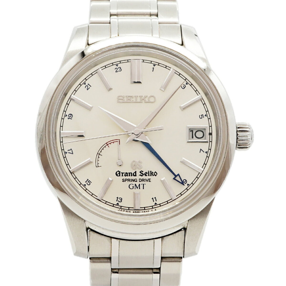 Seiko Grand Collection SBGE025 9R66-0AL0 Silver Dial Men's Watch — Good
