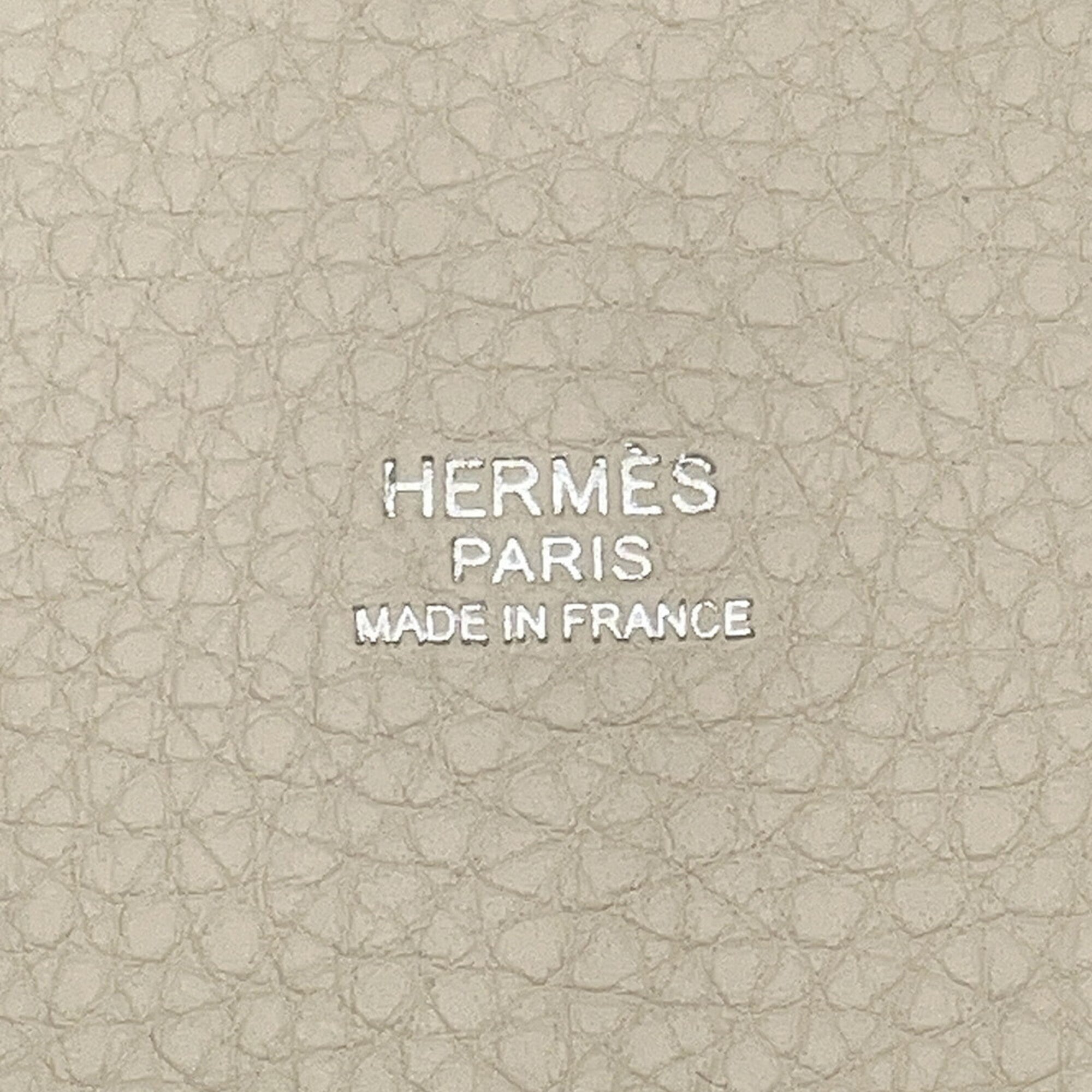 Hermes Picotin Lock PM Handbag, Craie Taurillon Clemence Leather, K Stamp, HERMES Tote Bag, Lock, Women's — Like New