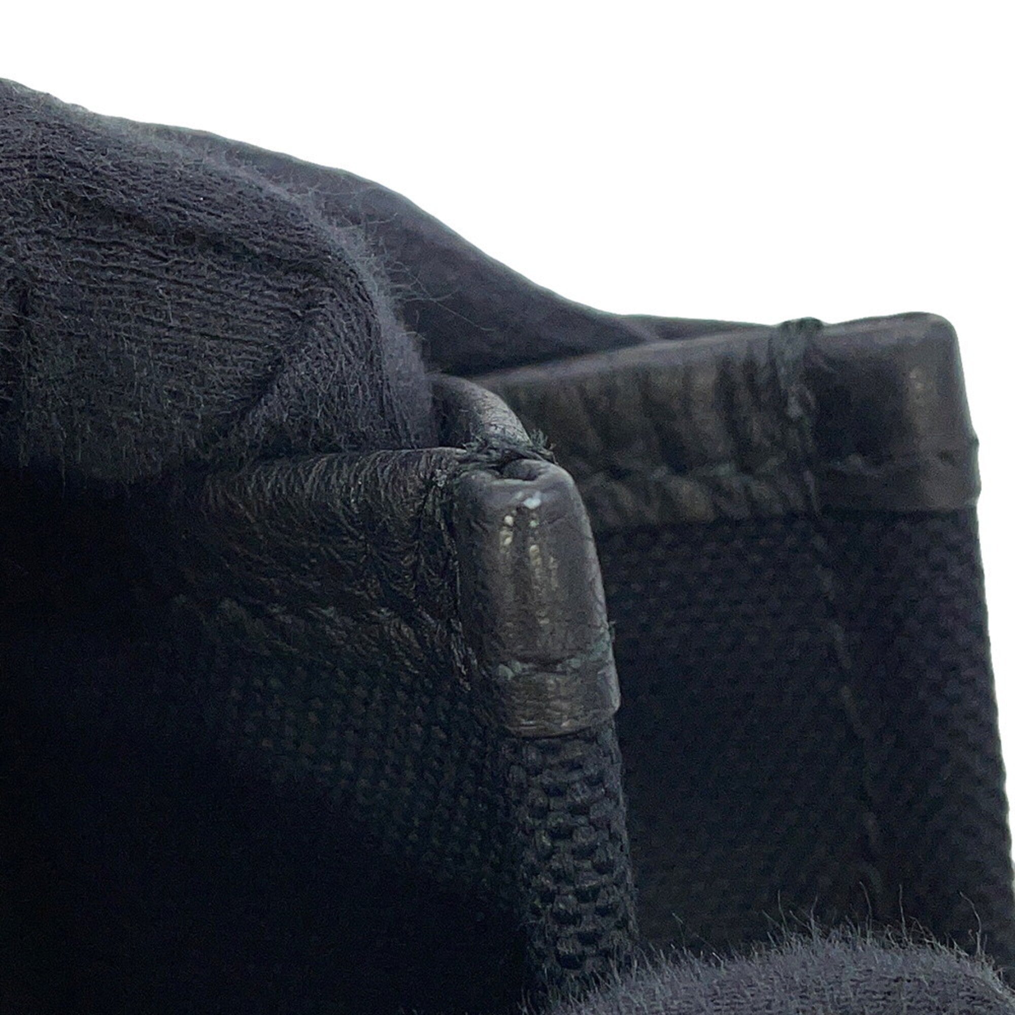 Salvatore Ferragamo Tote Bag, Canvas and Leather, 240797, Black, Handbag, Women's — Like New