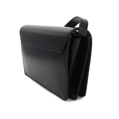 Celine Triomphe Trapeze 2-way Shoulder Clutch Handbag, Leather, Black, 199283BF4, Gold Hardware, Bag — New - Store Return