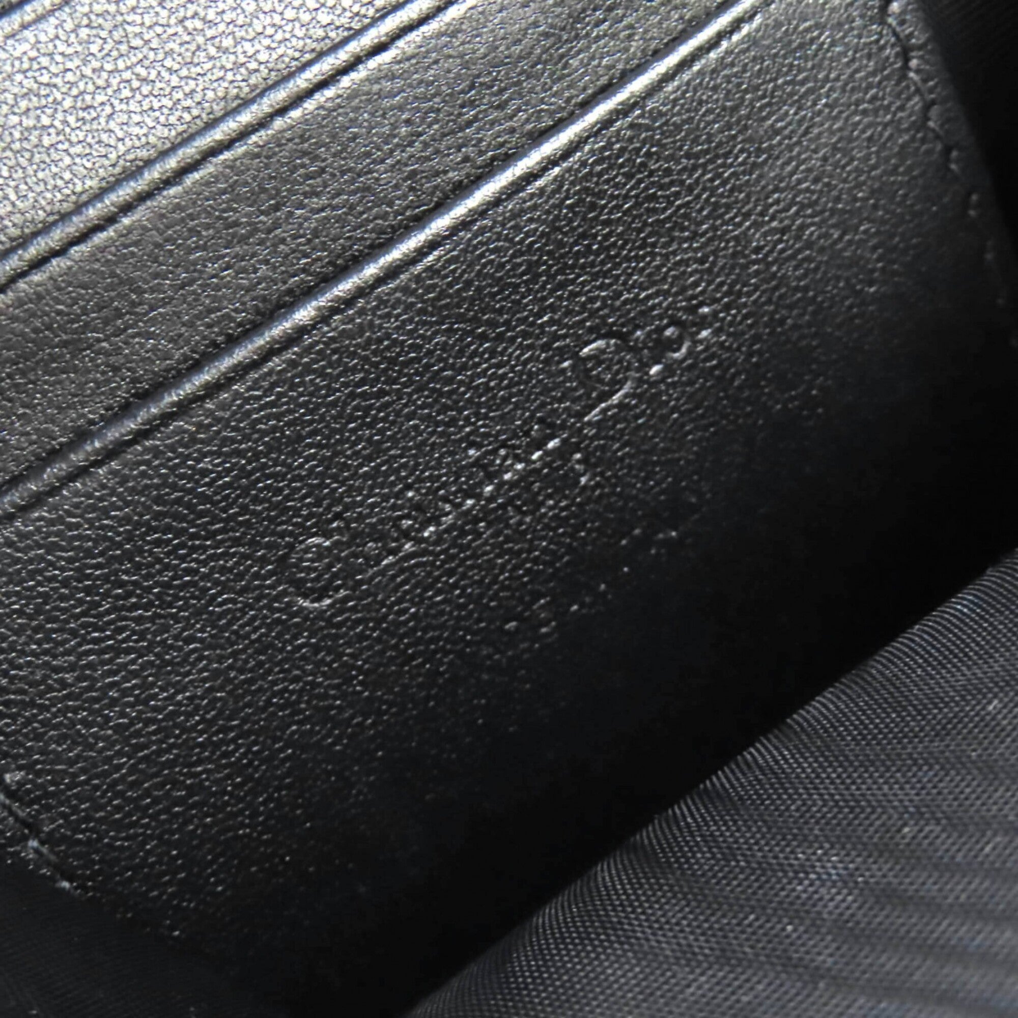 Christian Dior S0872ONMJ Lady Cannage Phone Pouch, Lambskin, Black, Gold Hardware, Made in Italy, Women's — Like New