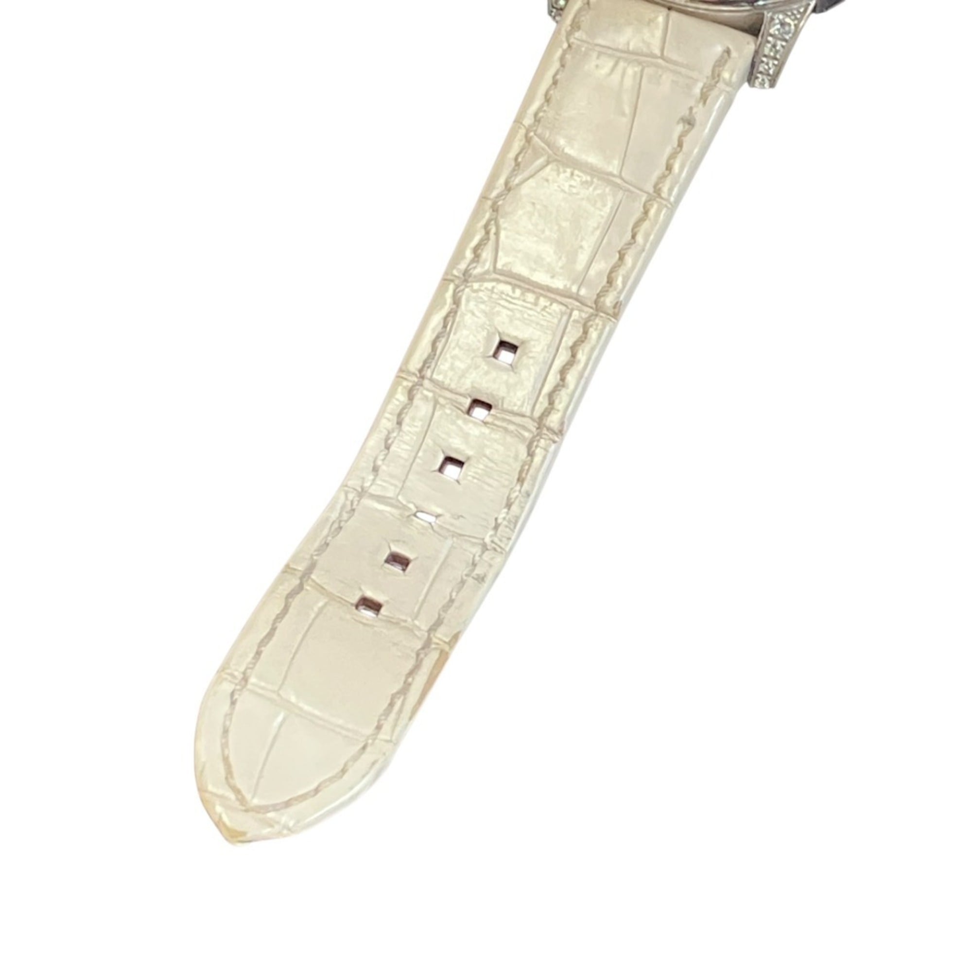 Harry Winston Midnight Diamond Stalactite Watch, Total Weight 64.7g, 18K Gold, Genuine Leather Strap, Automatic Movement, Mother-of-Pearl Dial, MIDAHM36WW001 — Very Good