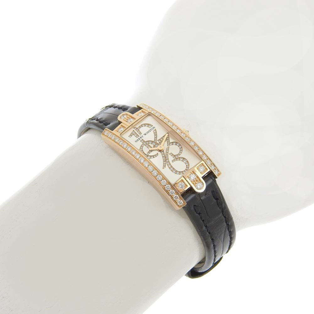 Harry Winston HARRY WINSTON Avenue C AVCQHM16 Silver Dial Dial/Bezel Diamond Quartz — Like New