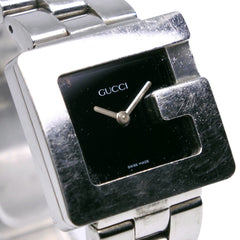 Gucci G-Watch 3600J Stainless Steel Quartz Analog Black Dial Watch (Boys' Size) — Good