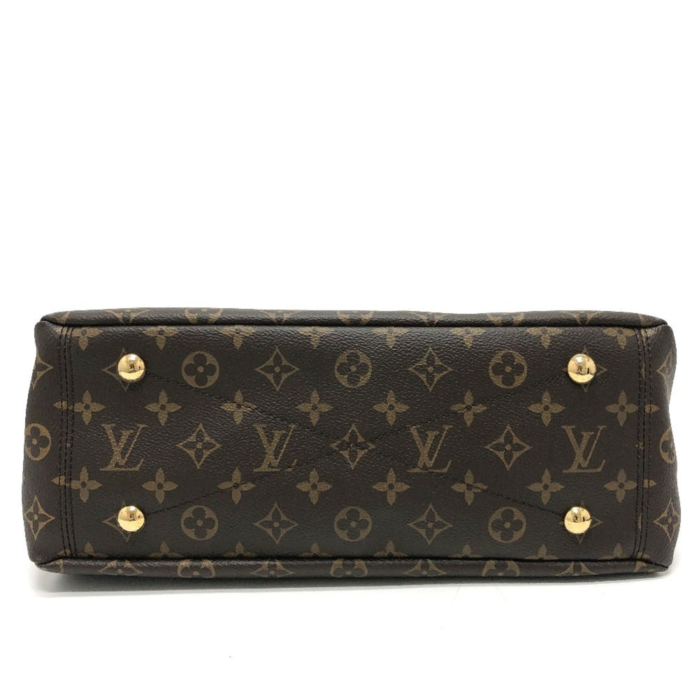 LOUIS VUITTON M41148 Pallas 2WAY Bag Shoulder Handbag Monogram Canvas Women's Brown — Like New