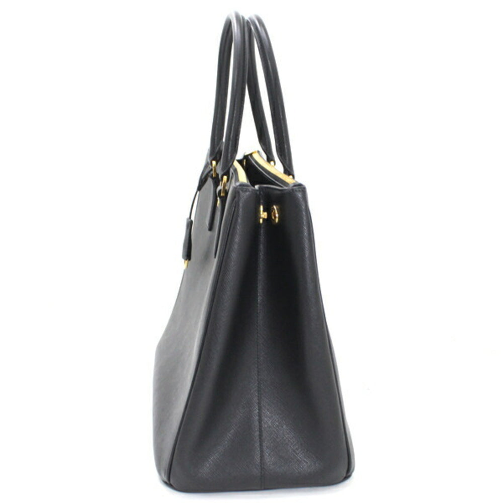 Prada Galleria handbag, tote bag, shoulder Saffiano leather, black, women's, 1BA786 NERO T5896 — New - Store Return