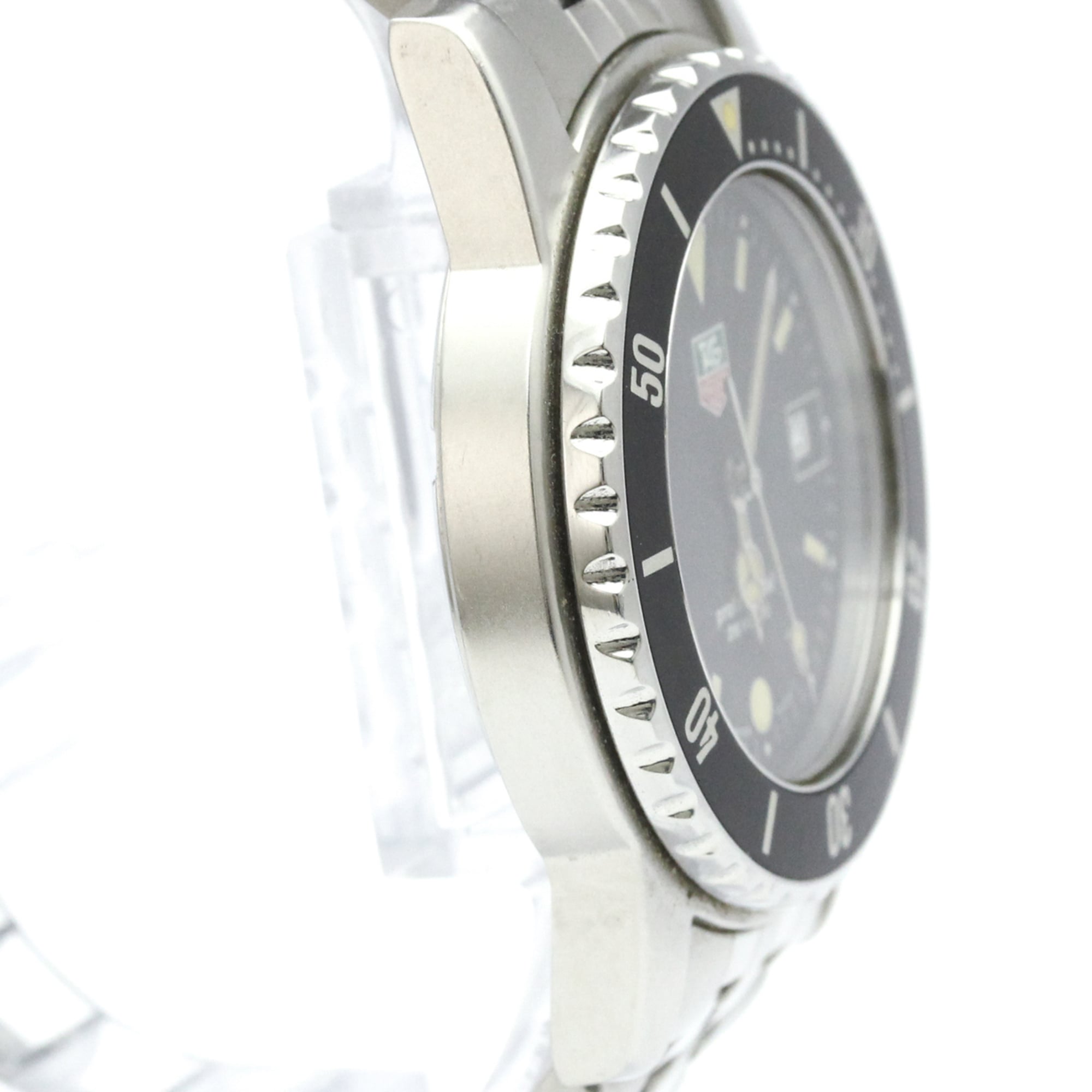 TAG HEUER 1500 Professional Stainless Steel Quartz Mens Watch WD1210 — Good