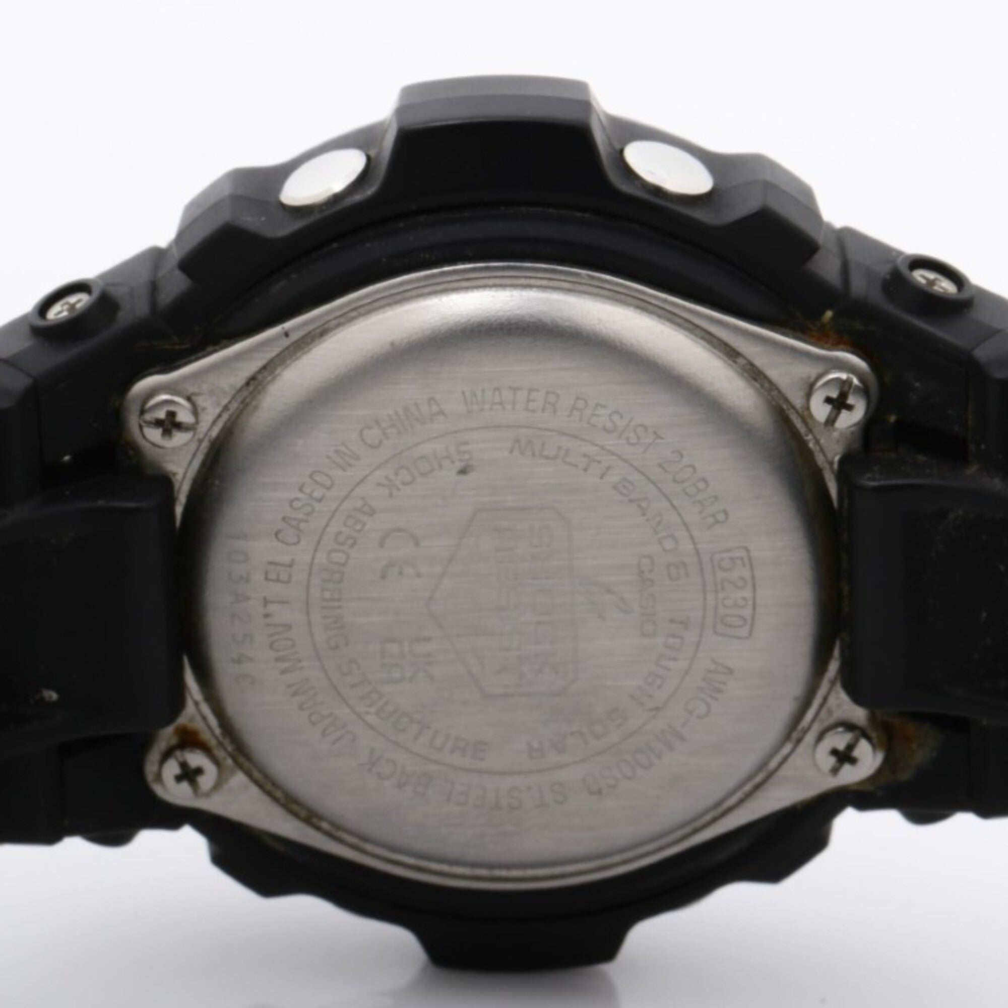 CASIO G-SHOCK ANALOG-DIGITAL AWG-100 M100 SERIES AWG-M100SBC-1AJF Black Resin/Stainless Steel Men's Watch — Good