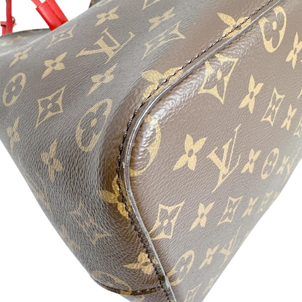 Louis Vuitton Coquelicot Shoulder Bag, 2-Way Monogram NeoNoe Canvas, M44021 — Like New