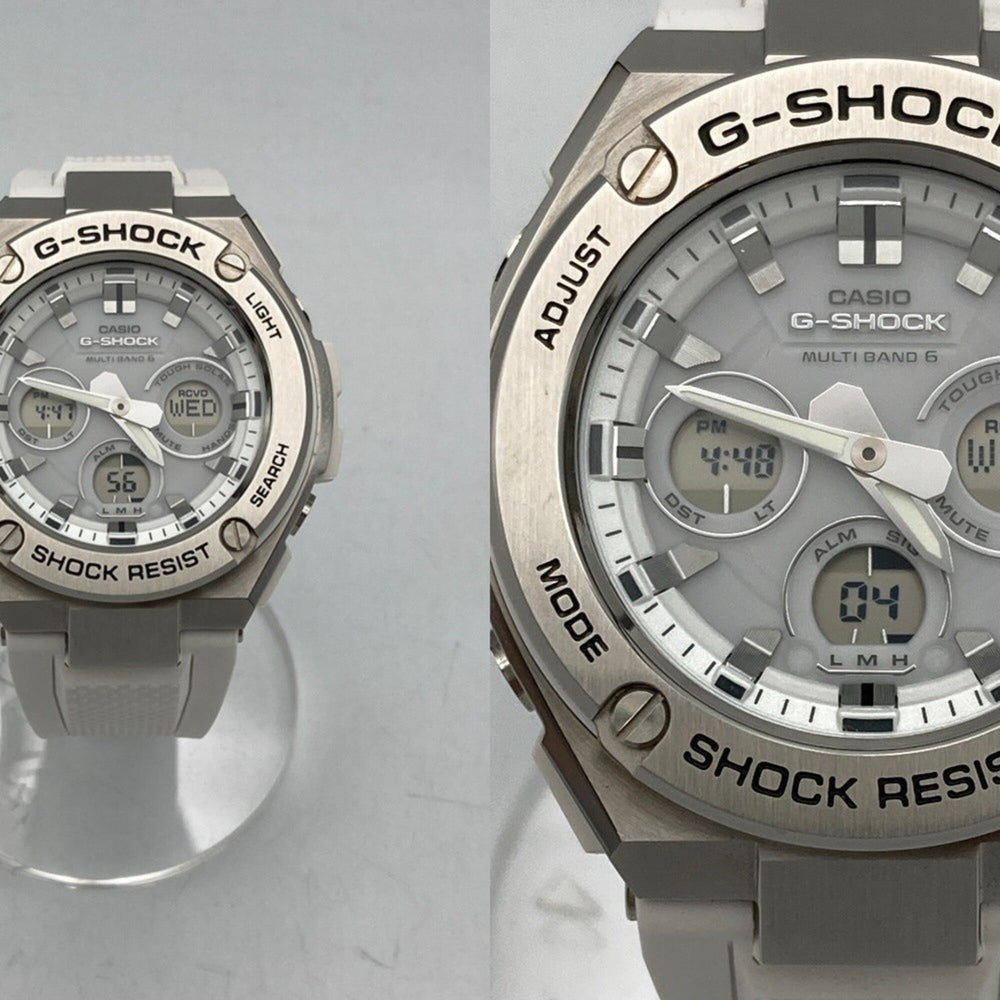 CASIO G-SHOCK G-STEEL Radio-Controlled Solar Watch, 20 ATM Water Resistant, GST-W310-7AJF — Very Good