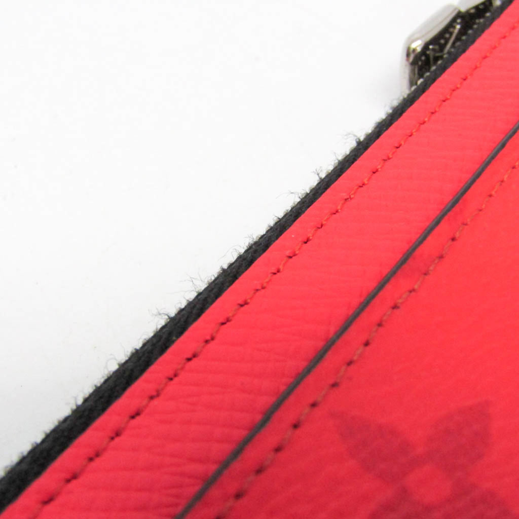 Louis Vuitton Taigarama Coin Card Holder M30829 Women,Men Taigarama Coin Purse/coin Case Red Color