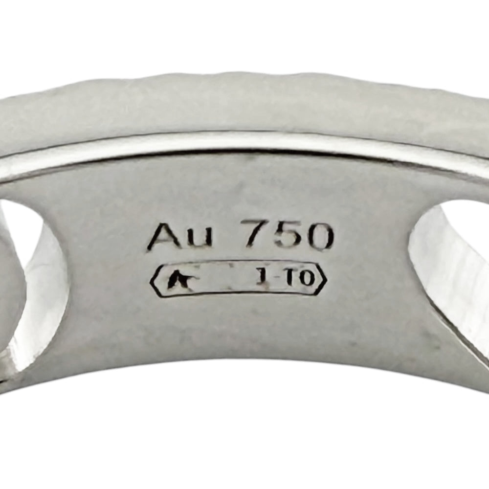 Gucci Icon Heart Ring, 18K White Gold, Women's — Like New