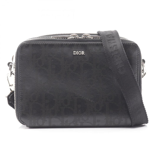 Christian Dior Dior Oblique Galaxy Shoulder Bag, Leather, Men's, Black, 2ESBC119VPD