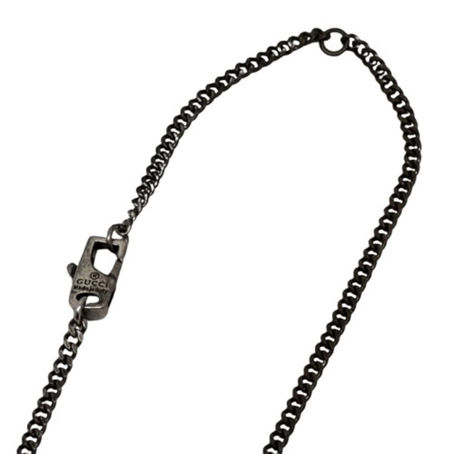 GUCCI Cutout G Necklace Sv925 Silver Men's Women's Kaizuka Store IT4QCLVJUZET RK2005D