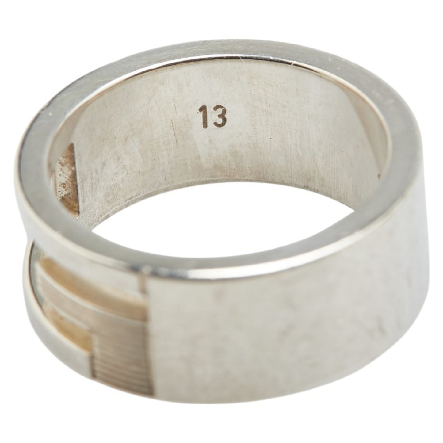 Gucci Branded G Ring #13 SV925 Silver Men's GUCCI