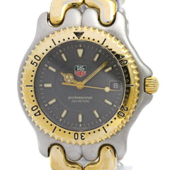 TAG HEUER Sel Professional 200M Gold Plated Steel Watch WG1120 Polished — Very Good