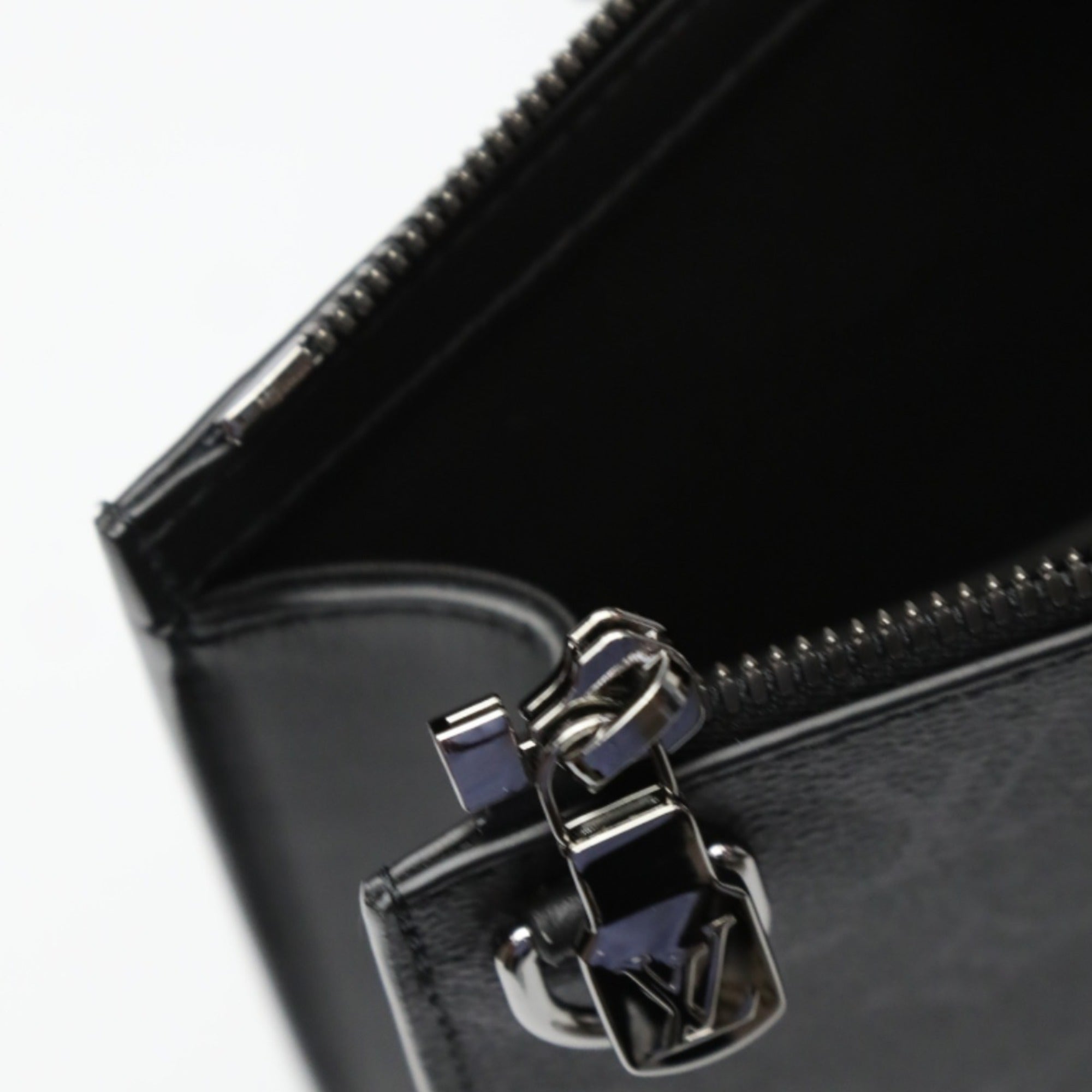 Louis Vuitton LOUIS VUITTON Tote Bag Shoulder Monogram Eclipse Sac Plat Cross Canvas M46456 Black LV — Like New