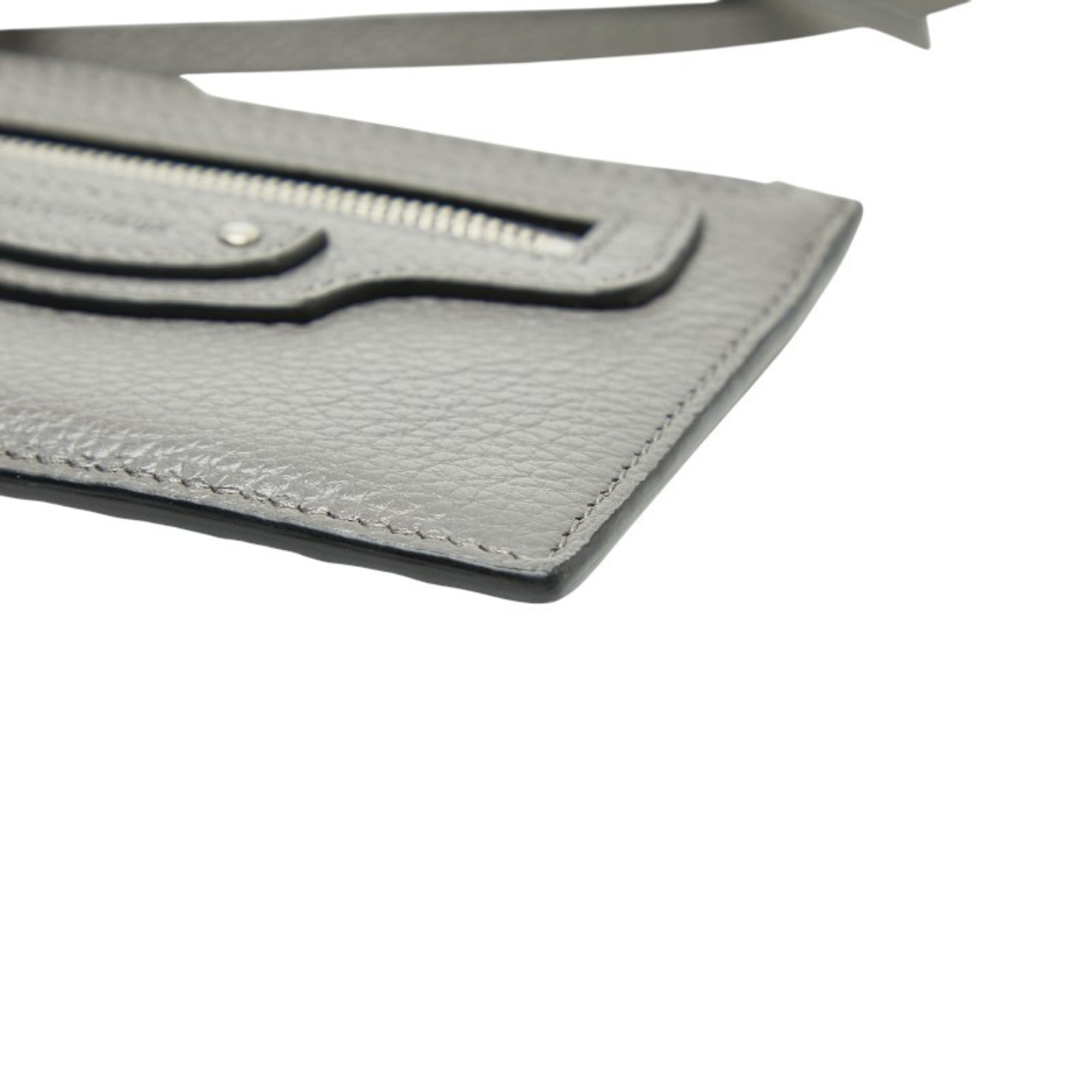 Balenciaga Neo Classic Fragment Case 640110 Gray Leather Women's BALENCIAGA