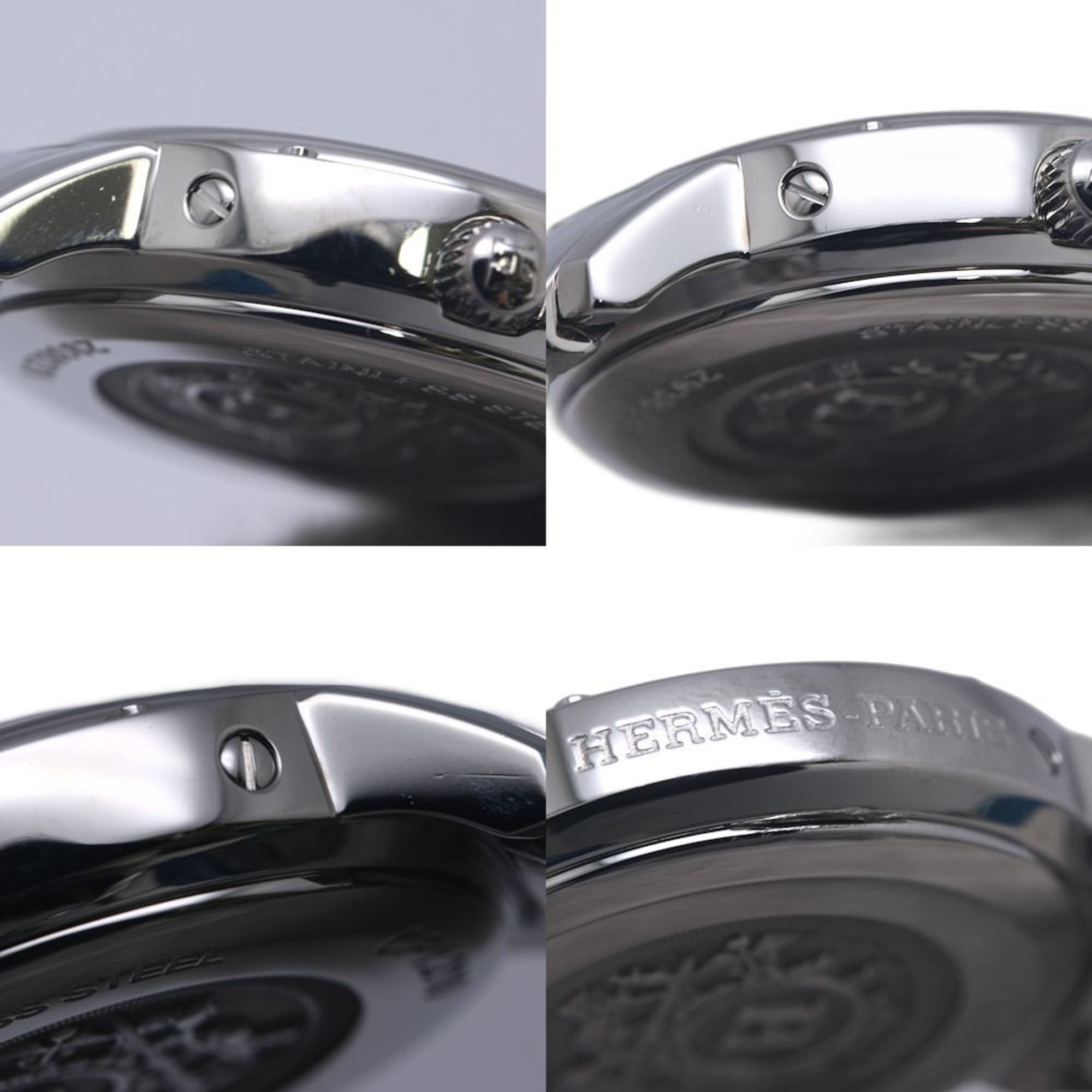 HERMES Clipper Classic CP1.210.230 4969 Women's Watch, Stainless Steel, 130489 — Very Good