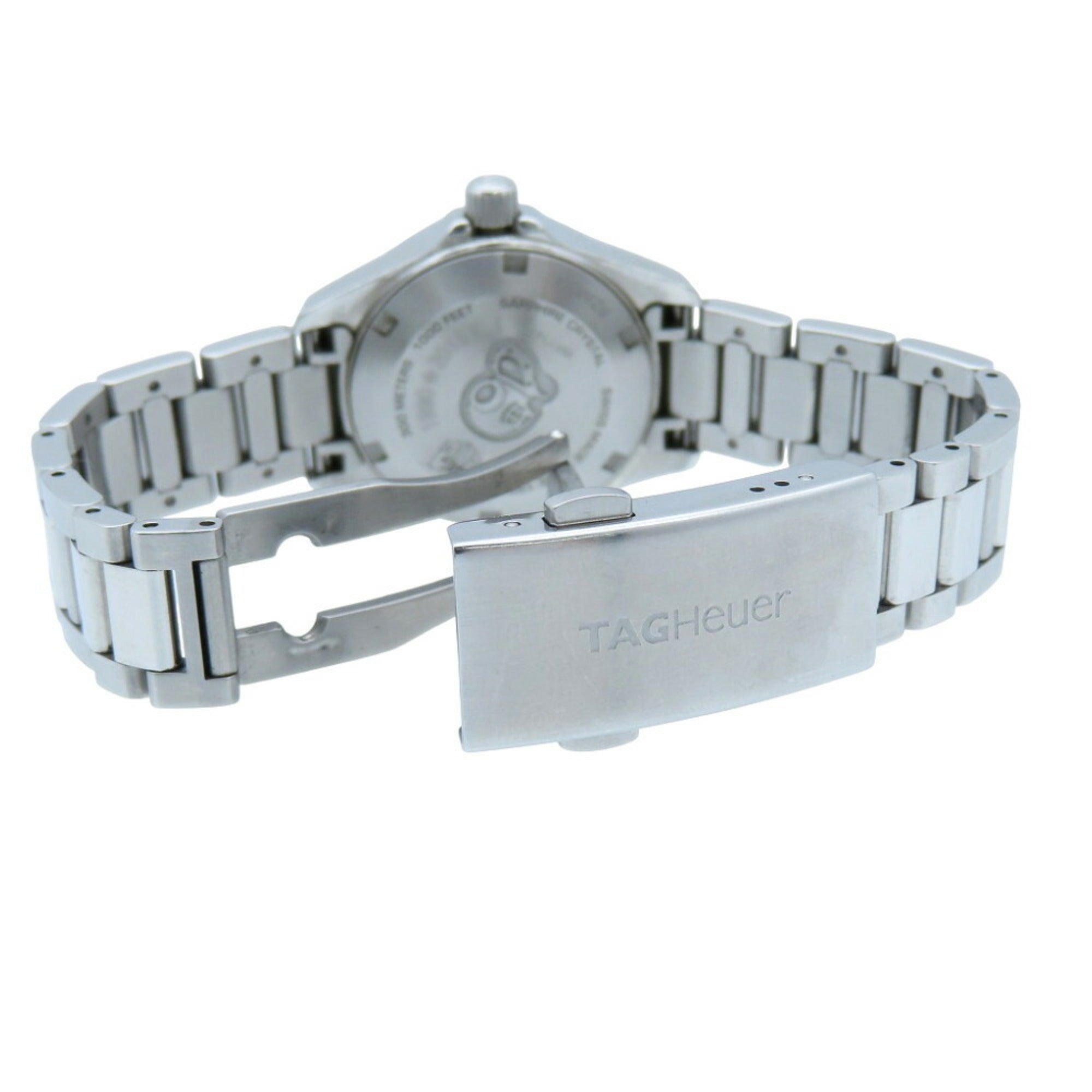 TAG Heuer Aquaracer WAY1410 Quartz Watch Stainless Steel Black Dial 0038TAG HEUER Women's — Good