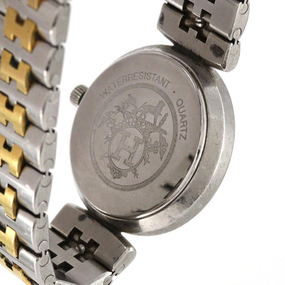 Hermes Sellier Combination SSxGP Quartz Watch — Good