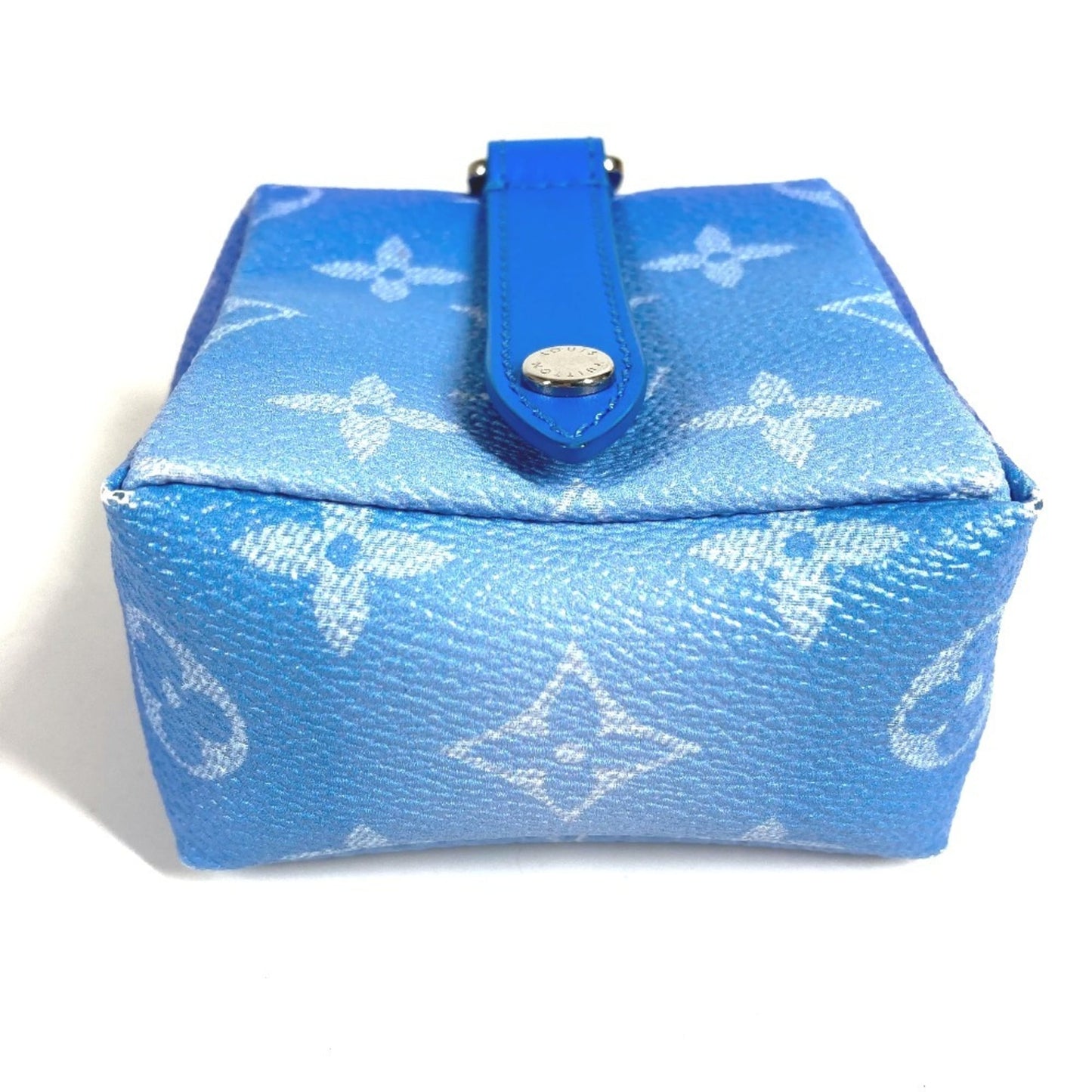 LOUIS VUITTON MP2792 Monogram Clouds Bijoux Sac Squared Pouch Bag Charm Keychain Canvas Men's Women's Blue