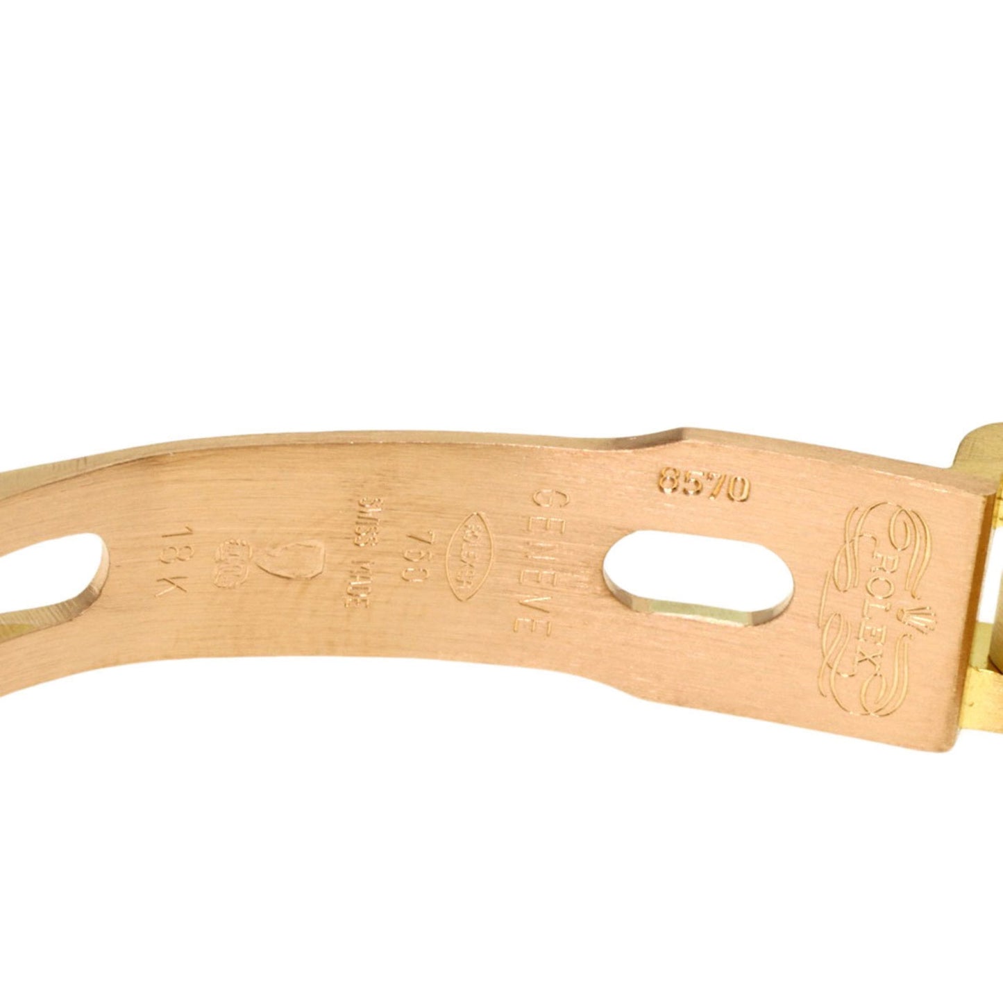 Rolex 69258G Datejust 10P Diamond Bezel Watch in 18K Yellow Gold/18KYG/Diamond Women's