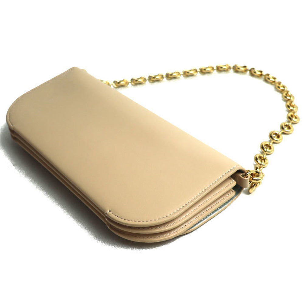 LOEWE Goya Long Chain Clutch Bag Beige A896O45X01 Women's — Like New