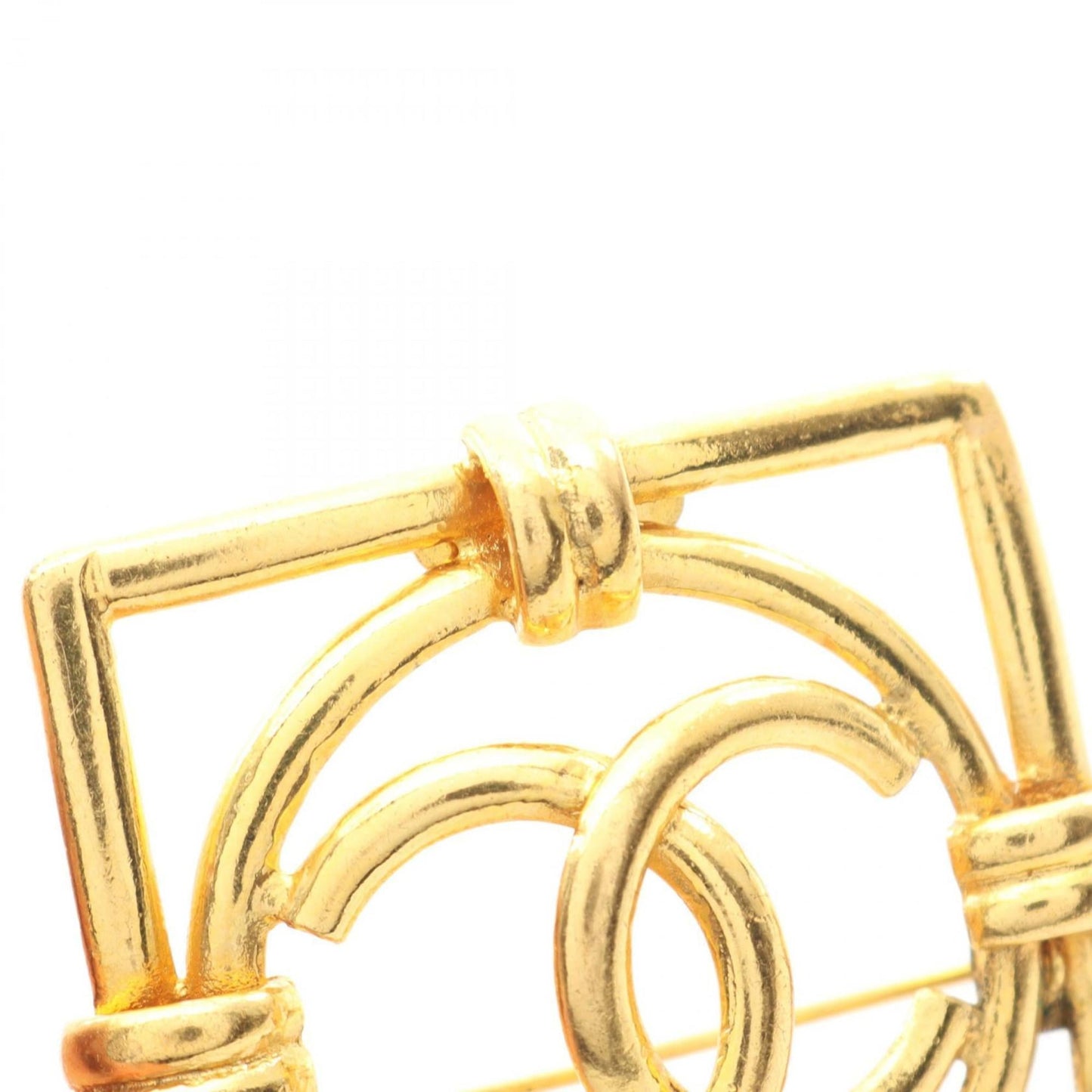 CHANEL Coco Mark Brooch Accessory GP (Gold Plated) Women's Gold