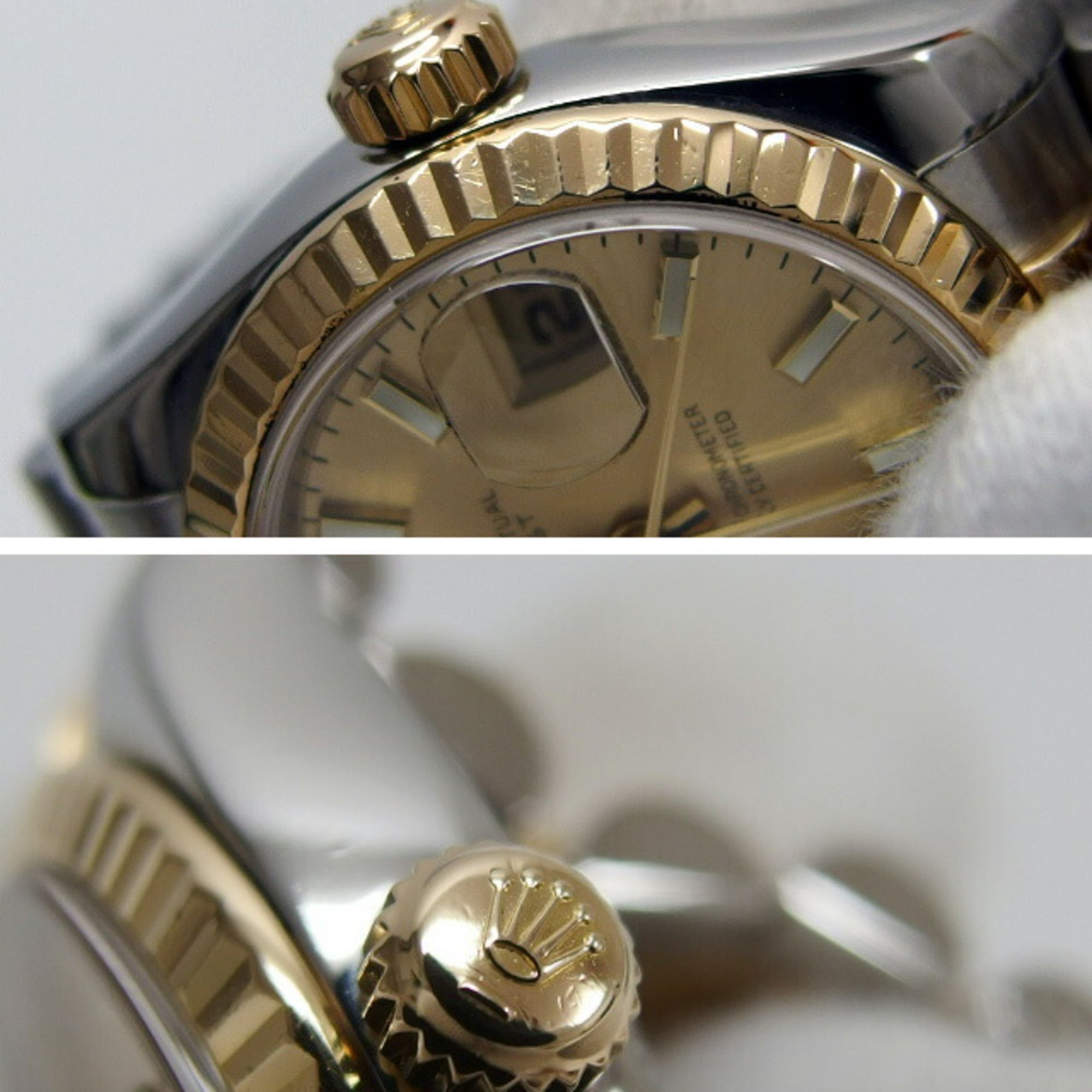 Rolex Datejust 18K Yellow Gold and Stainless Steel Women's Watch 179173 — Very Good
