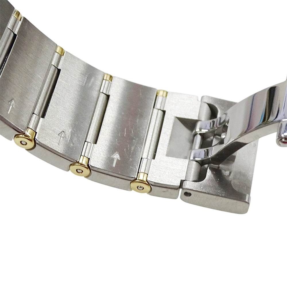 Omega Constellation 123.20.38.21.52.002 Men's Watch, Brand Name, 11P Diamonds, Co-Axial Movement, Date, Automatic Winding, Stainless Steel (SS) and Gold (YG) Combination — Good