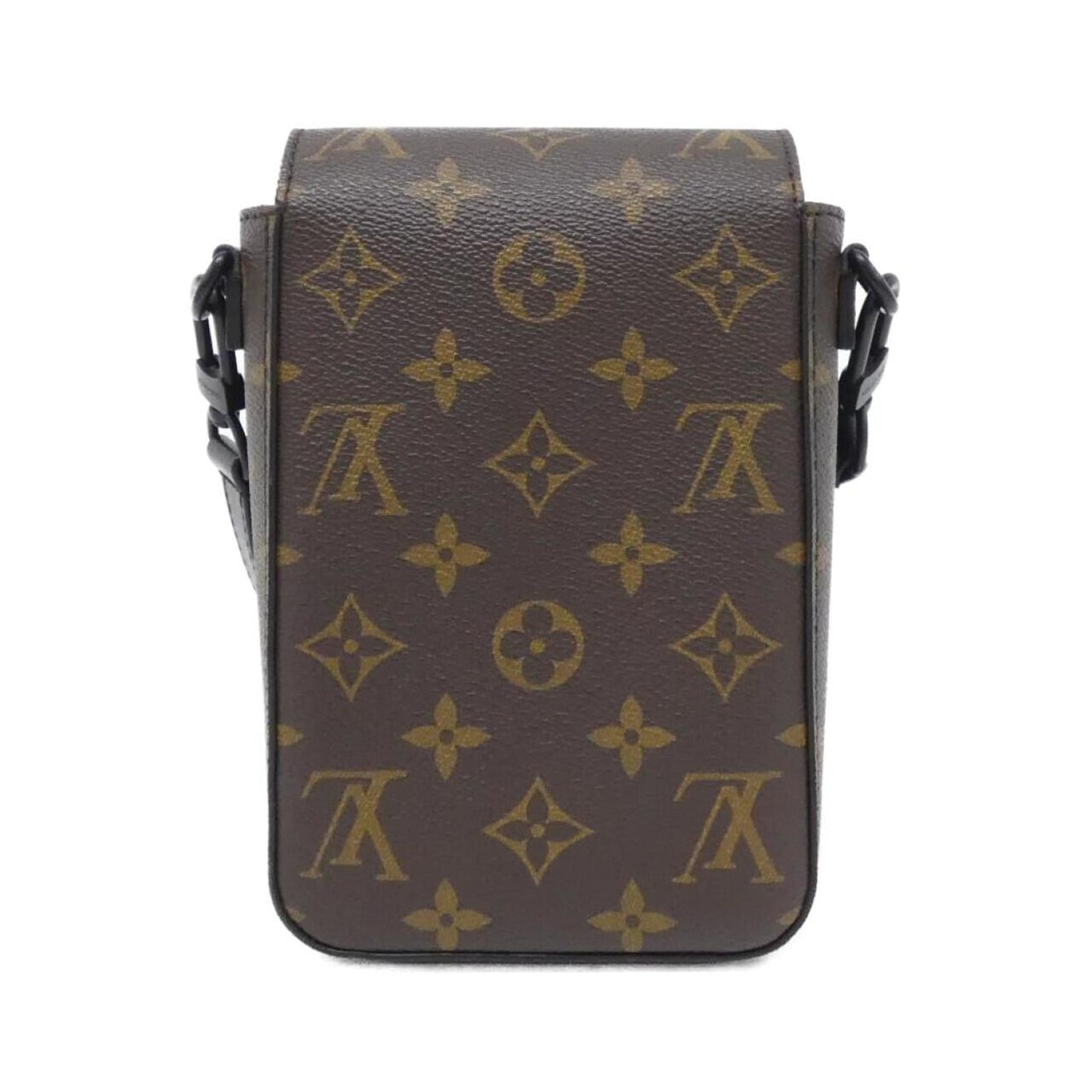 Louis Vuitton Monogram Macassar S-Lock Vertical Wearable Wallet M81522 Shoulder Bag