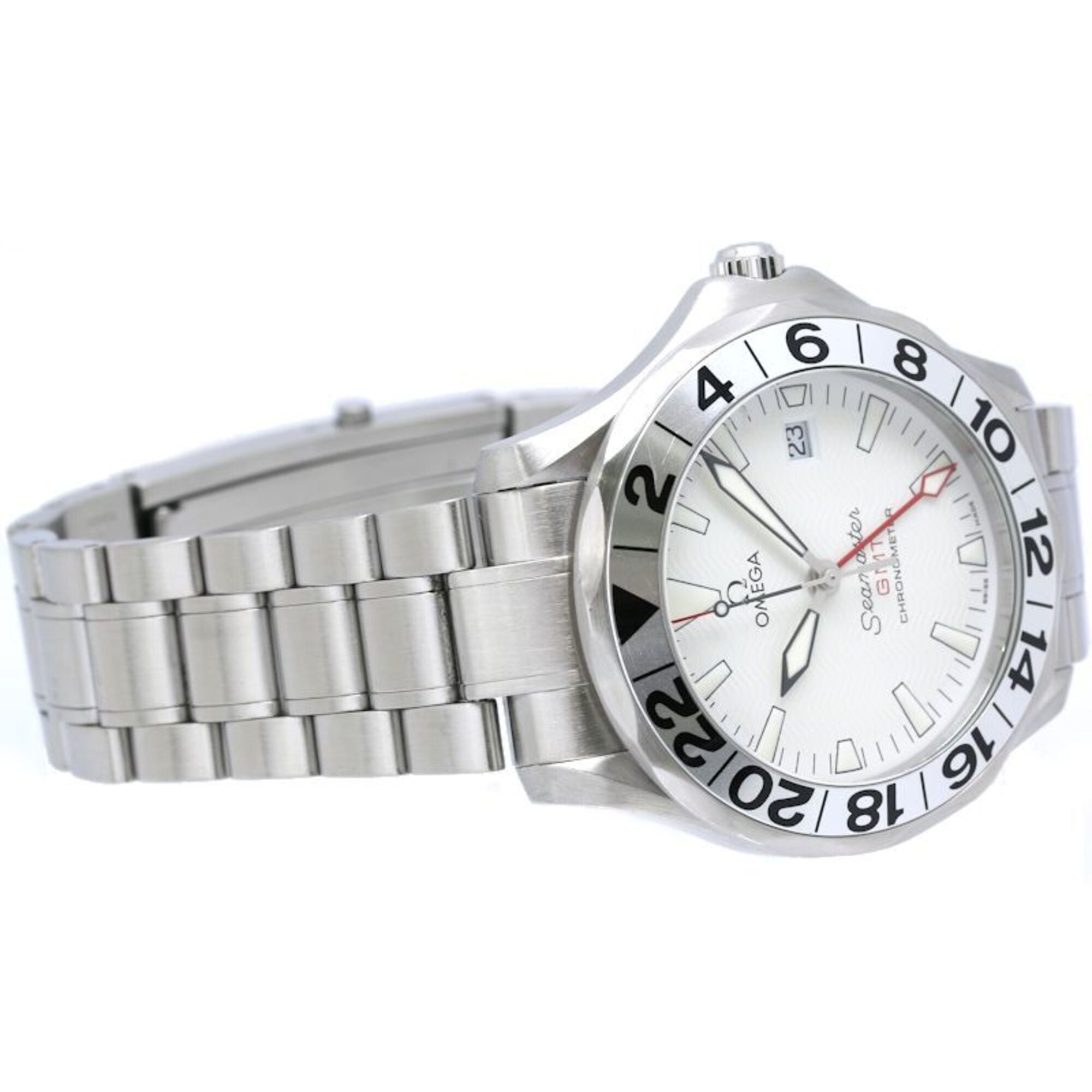 OMEGA Seamaster GMT 2538.20.00 Men's Watch, Stainless Steel, Model 40566 — Good