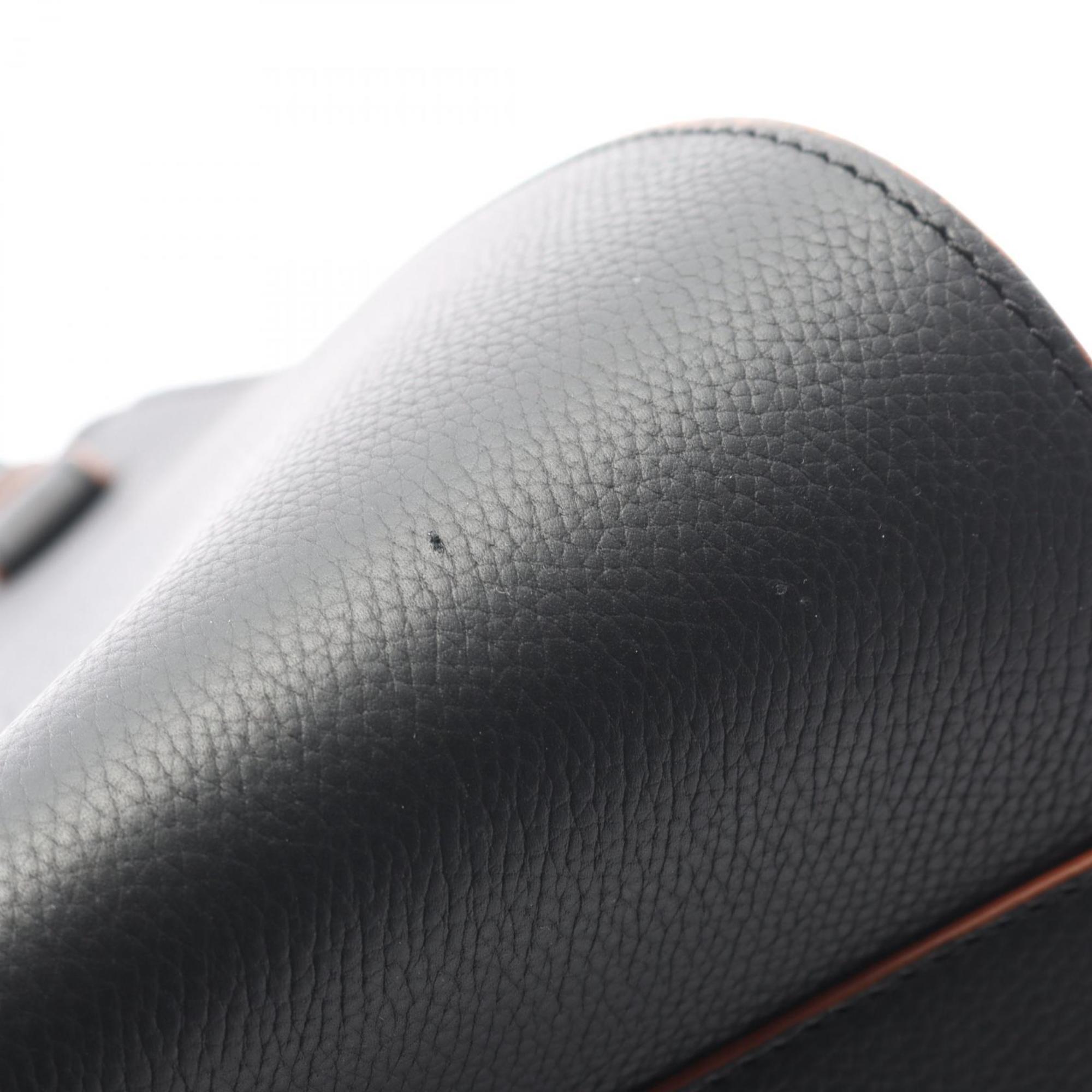 LOEWE Hammock Bag, Small Handbag, Leather, Women's, Black