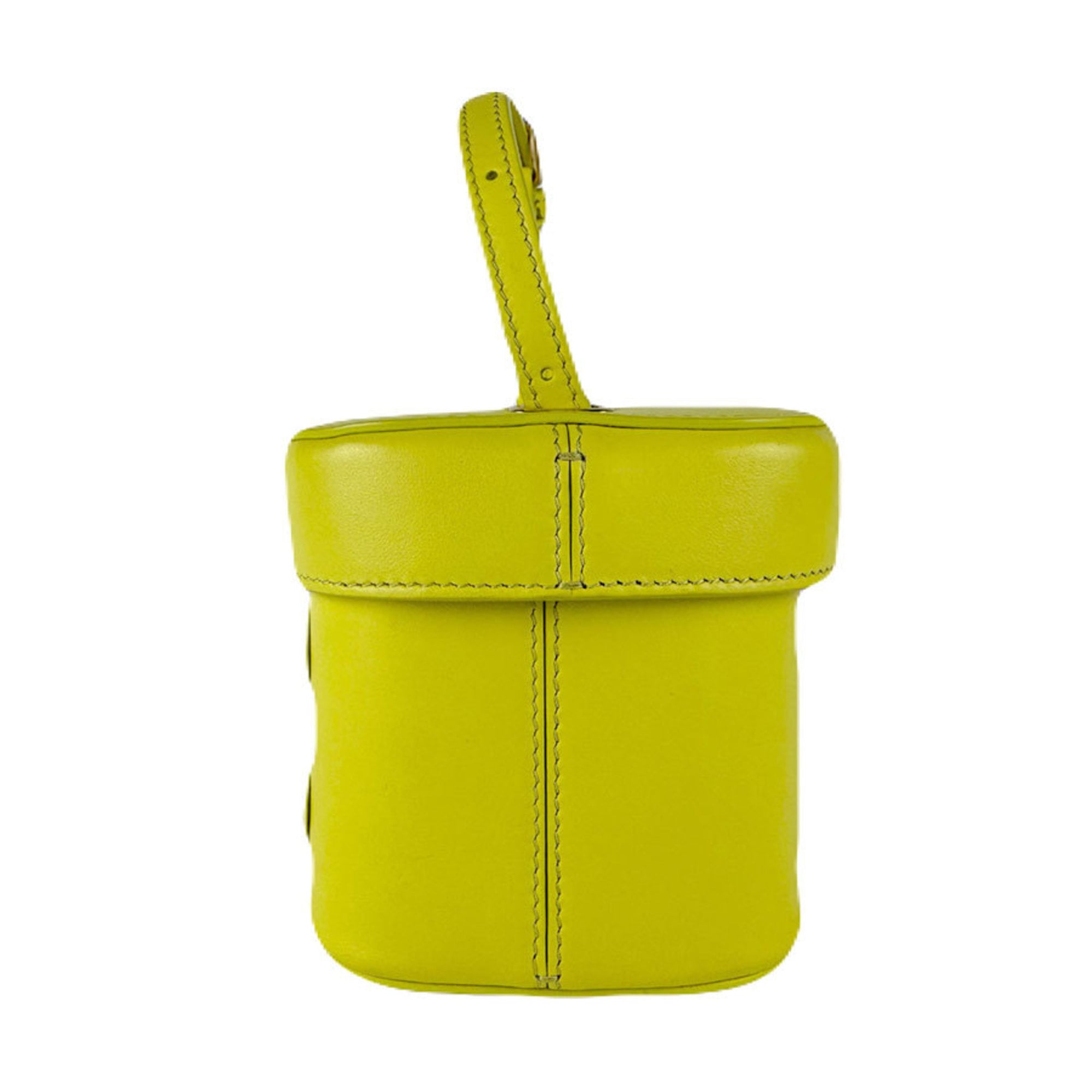 Celine Small Box Cuir Triomphe Shoulder Bag in Anise Leather, Women's, z8395