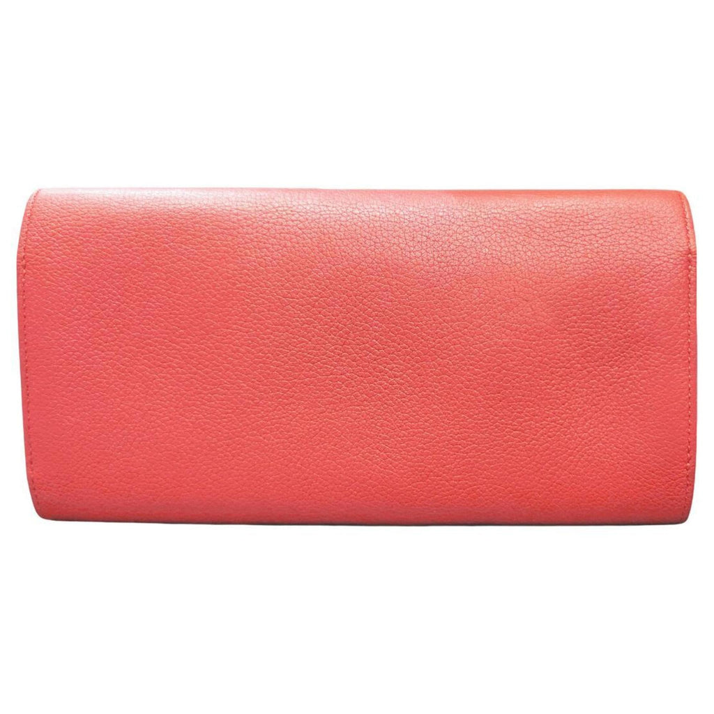 HERMES Passant Long Evercolor Rouge Tomato Wallet in Leather, Red, 2016, for Men and Women